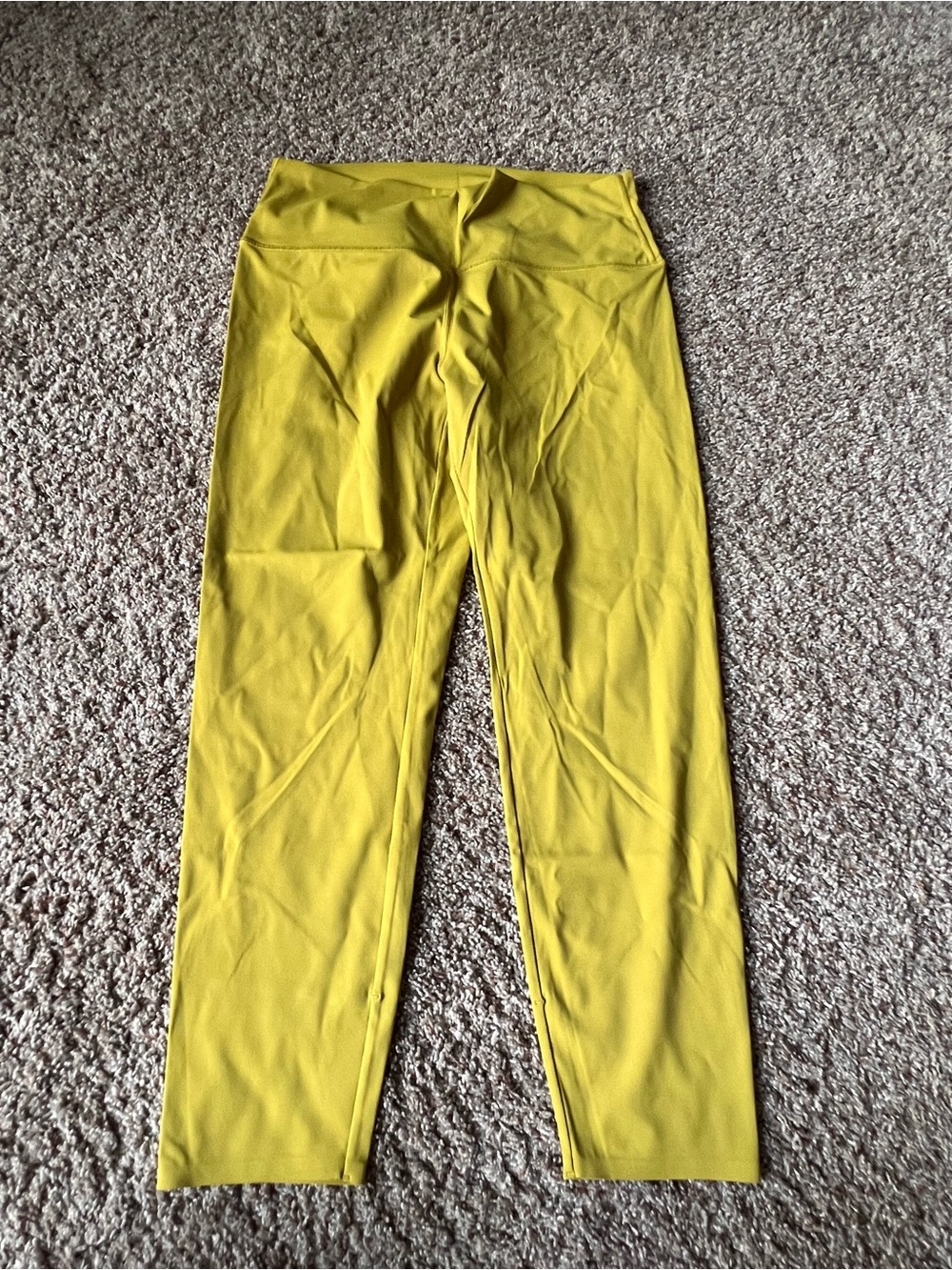 Zyia High-Waist Yellow Green Leggings